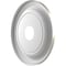 Ekena Millwork Traditional PVC Medallion (Canopies up to 9 1/2"), 16"OD x 3 1/2"ID x 1 3/8"P, Bright Coat Aluminum CMP16TRBAL - alternate 5